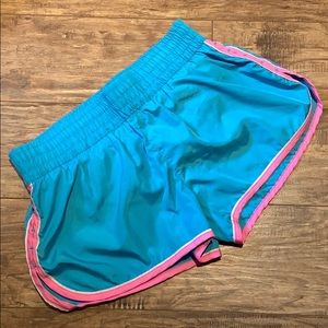 90 degree blue and pink shorts
